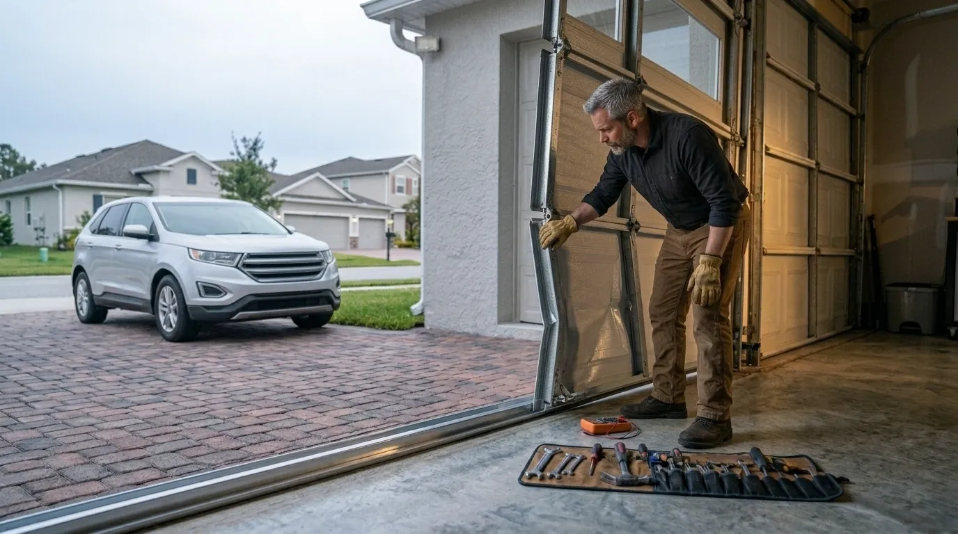 Repaired & tested - Dana Point garage door service